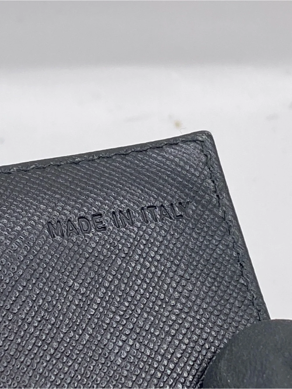 Prada Black Saffiano Leather Card Holder